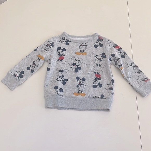 ❤️ BABY GAP Disney Mickey Sweatshirt 2T - Picture 2 of 4